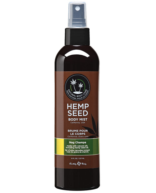 Earthly Body Hemp Seed Moisturizing Body Mist Nag Champa Body Mist - Tophatter Daily Deals